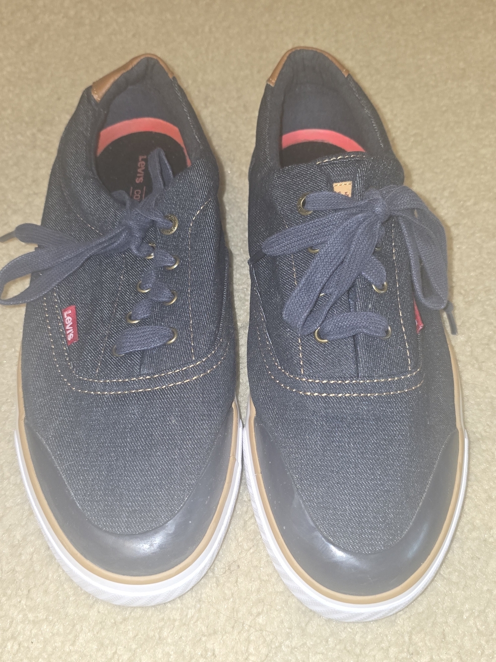 Levi's Men's Navy Canvas Casual Sneakers